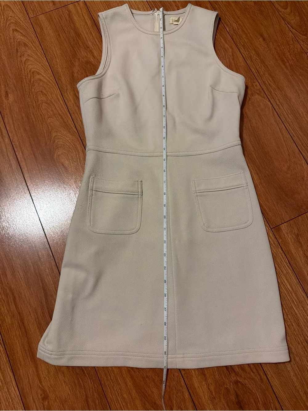 J.Crew Cream Colored Dress with Pockets - Picture 10 of 11
